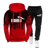 Casual Tracksuit Men 2 Pieces Sets Hooded Sweatshirts Spring Men's Clothes Pullover Hoodies Pants Suit Ropa Hombre Plus Size