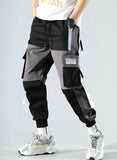 Streetwear pantalones cargo de harén multibolsillos para hombre, pantalones de chándal casuales de Hip Hop para hombre, pantalones Joggers, pantalones de moda Harajuku para hombres