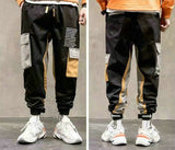 Streetwear pantalones cargo de harén multibolsillos para hombre, pantalones de chándal casuales de Hip Hop para hombre, pantalones Joggers, pantalones de moda Harajuku para hombres