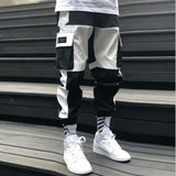Streetwear pantalones cargo de harén multibolsillos para hombre, pantalones de chándal casuales de Hip Hop para hombre, pantalones Joggers, pantalones de moda Harajuku para hombres